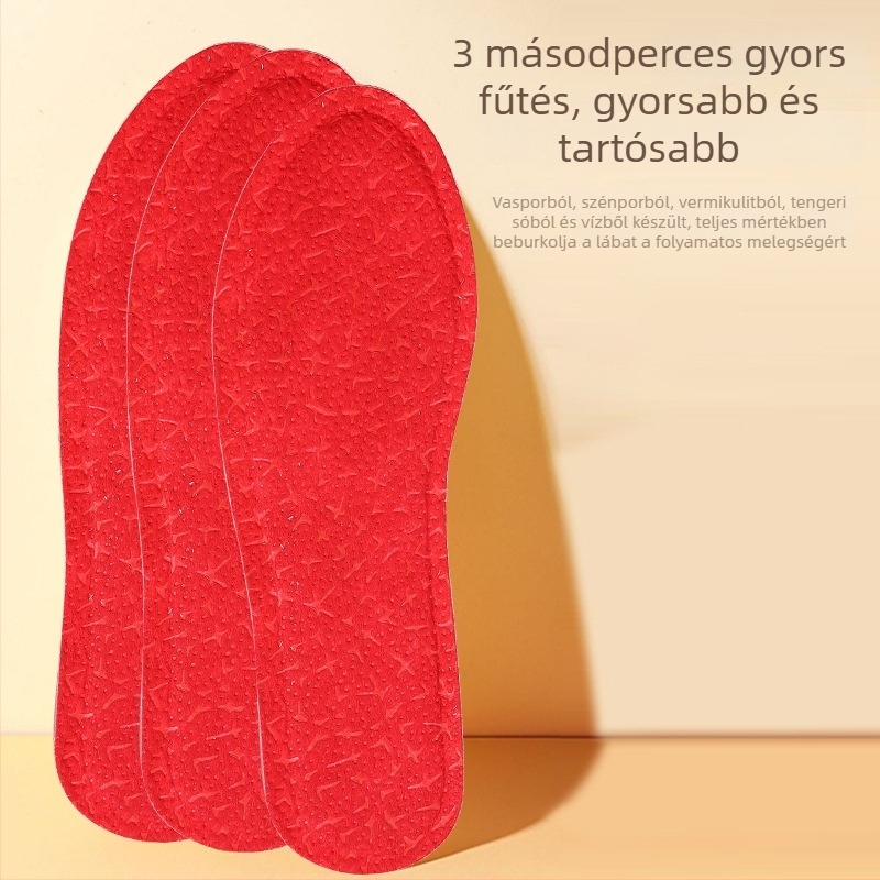 Önmelegedő talpbetét téli utazásokhoz növényi melegítő tapassal