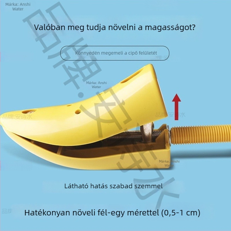 Fából készült cipőtágító a lábboltozat szélesítésére, otthoni használatra, hosszabbító sportcipőkhöz