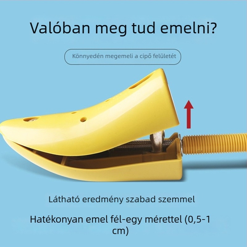 Fából készült cipőtágító a lábboltozat szélesítésére, otthoni használatra, hosszabbító sportcipőkhöz