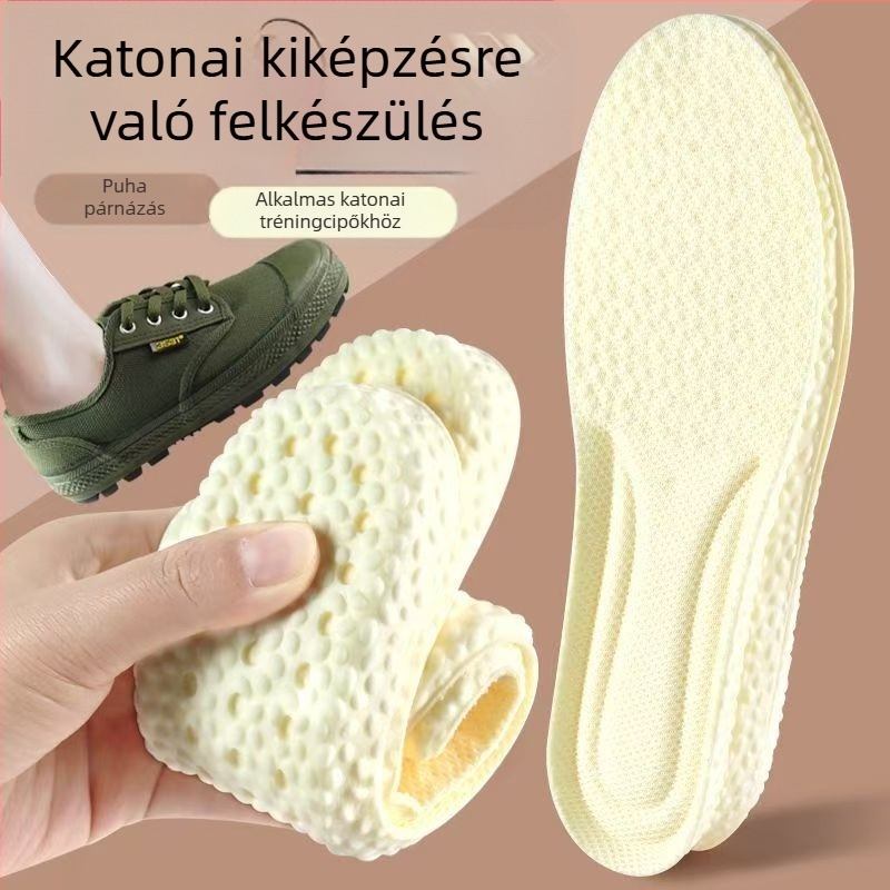 Fáradtság elleni talpbetét unisex – légáteresztő, izzadságfelszívó, ütéscsillapító párna, teljes talp PU, modell 2508