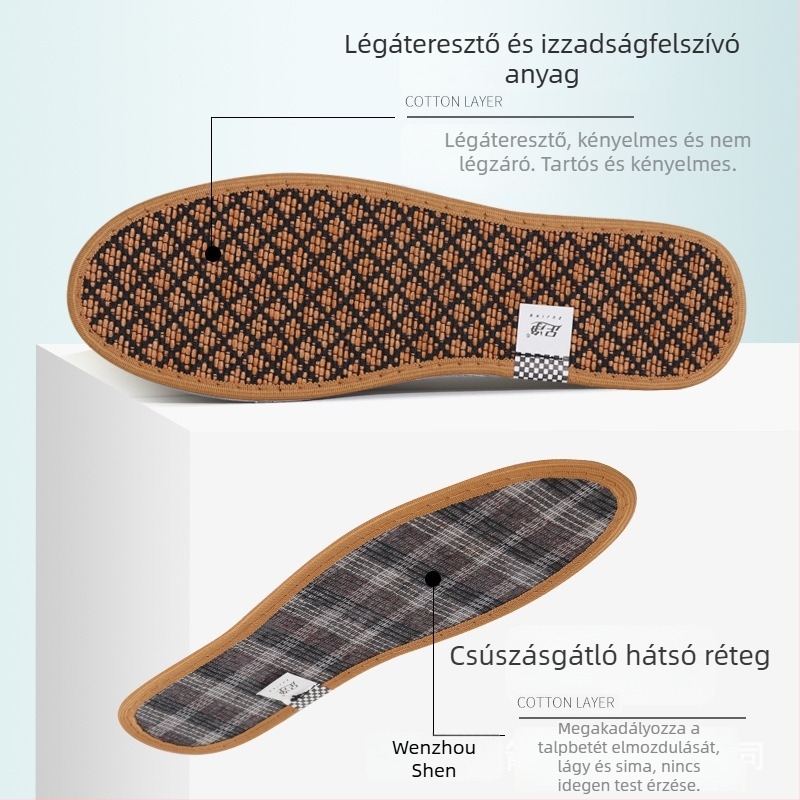 Talpbetét – Pamut, Dezodoráló, Teljes talpbetét, Modell 6619, Nyár/Tavasz/Ősz