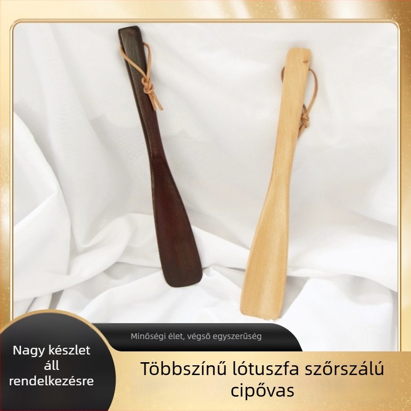 Masszív fa cipőhúzó fogantyúval, figurális stílus, mind az évszakokban használható