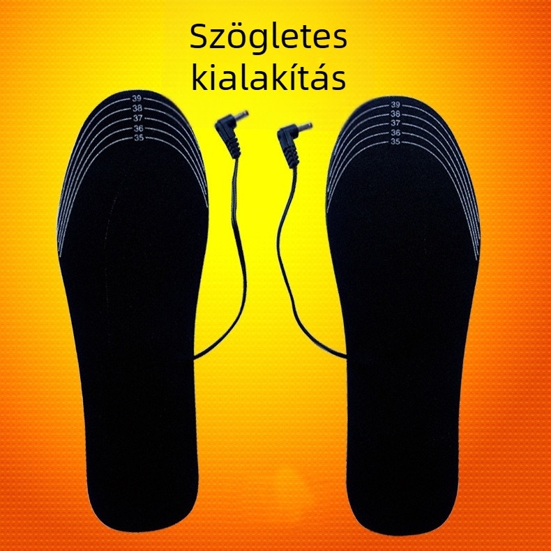 Jiabei USB fűthető talpbetét papucsokhoz/otthonra – felső réteg EVA poliészter, USB tápegységgel, uniszex