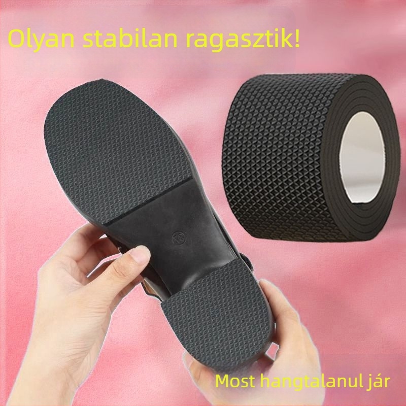 Sarokvédő szalag – csúszásmentes, kopásálló talpvédő, 2 mm vastagság, modell 366363, bőr, hétköznapi, textil és munkás cipőkhöz