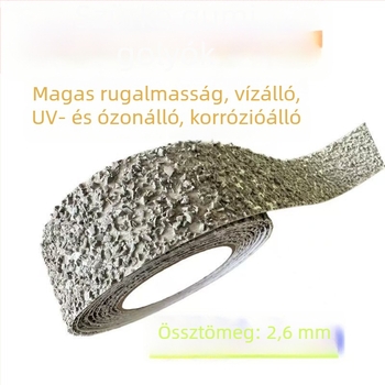 EPDM-gumis szemcsés csúszásmentes szalag belső és külső lépcsők számára, UV- és ozonálló, vízálló, 2,6 mm vastagság, kopásálló