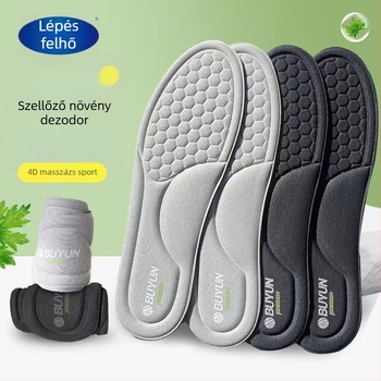 Buyun dezodoráló talpbetét lenanyagból, nedvességel elnyelő és lélegző, modell 2219, univerzális mindennapi viselethez, uniszex, alkalmas sportcipőkhöz, meleg cipőkhöz