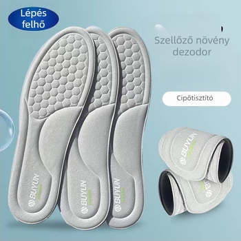 Buyun dezodoráló talpbetét lenanyagból, nedvességel elnyelő és lélegző, modell 2219, univerzális mindennapi viselethez, uniszex, alkalmas sportcipőkhöz, meleg cipőkhöz