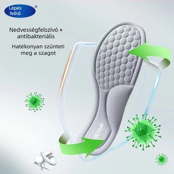 Buyun dezodoráló talpbetét lenanyagból, nedvességel elnyelő és lélegző, modell 2219, univerzális mindennapi viselethez, uniszex, alkalmas sportcipőkhöz, meleg cipőkhöz