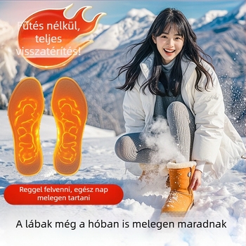 Melegítő talpbetétek télre, önmelegítés, hosszú ideig meleg, uniszex