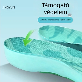 Gyerekeknek készült talpbetét ív-támogatással, légáteresztő, nedvesség-elvezető és kényelmes sportoláshoz