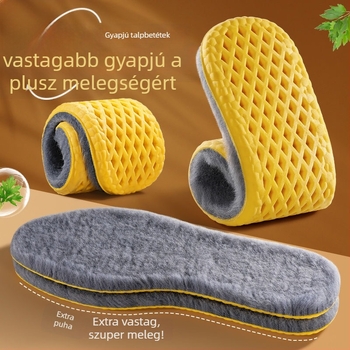 Yiyou D grid warm talpbetét – anyag: erős pamut, teljes talpbetét, melegítő, alkalmas sportcipőkre, bőr cipőkre, csizmákra, mindennapi és munka cipőkhöz