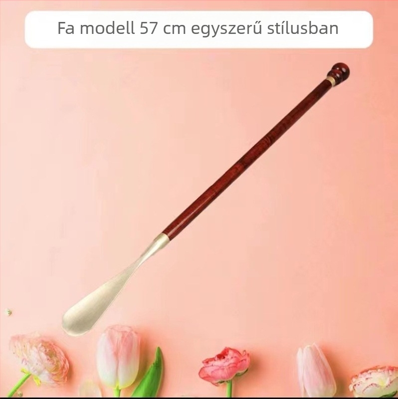 Rosewood Shoehorn with Copper Tip – Yingying Crafts, Wooden Ornament for Home, Modern Minimalist, Birthday Gift