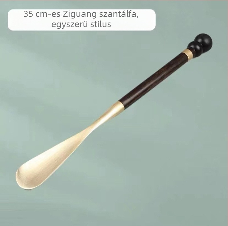Rosewood Shoehorn with Copper Tip – Yingying Crafts, Wooden Ornament for Home, Modern Minimalist, Birthday Gift