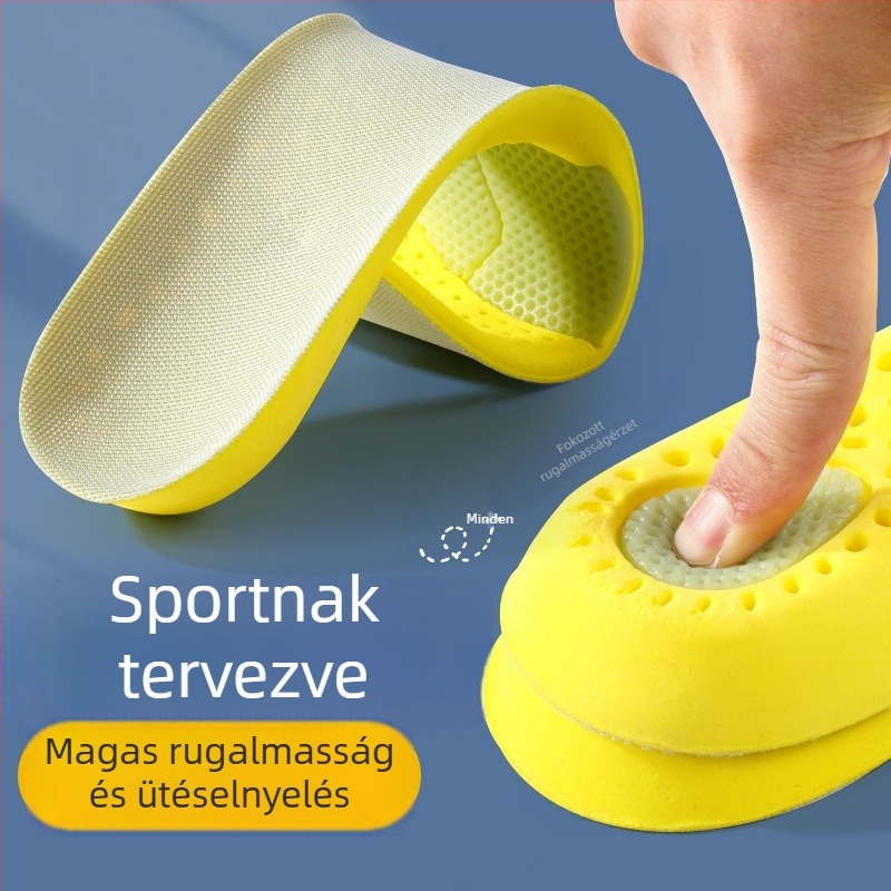 PU talpbetét perforált, lélegző kialakítású, mágneses terápia, teljes talpbetét, modell 6822