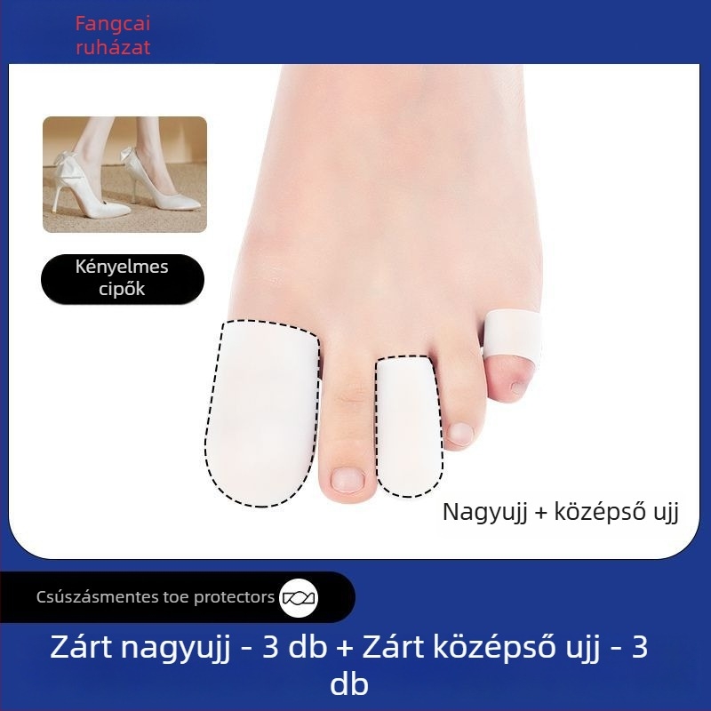 Szilikon Lábujjvédő – egészéves toe sleeve a magas sarkú cipőkhöz, modell Zhhjz00, termékkód Zhhjz0015, Thousand Leaves márka
