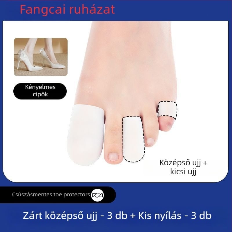 Szilikon Lábujjvédő – egészéves toe sleeve a magas sarkú cipőkhöz, modell Zhhjz00, termékkód Zhhjz0015, Thousand Leaves márka