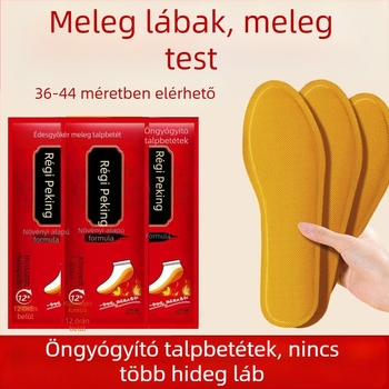 Önmelegedő talpbetét télre - töltés nélkül, uniszex, modell 1-2, univerzális lábbelikhez, felnőttek