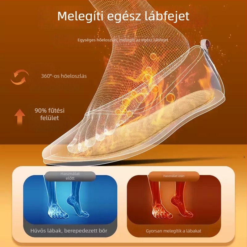 Önmelegedő talpbetét télre - töltés nélkül, uniszex, modell 1-2, univerzális lábbelikhez, felnőttek
