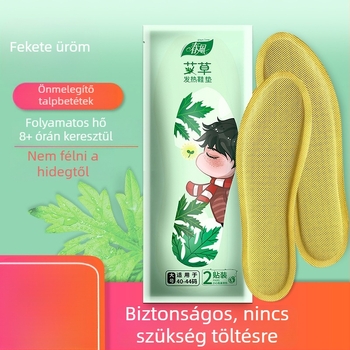 Egyszer használatos fűtő talpbetét cipőkhöz, nem szőtt anyagból, teljes hosszúságú talpbetét, modell: fűtő talpbetét, uniszex