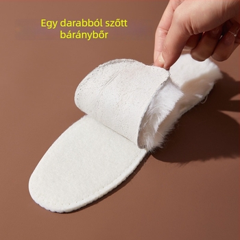 Juhbőr és szőrme béléses csizma, modell 001, téli