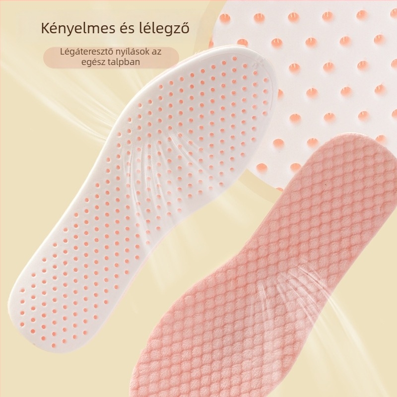 Téli vékony meleg PU velúr sík talpbetét — könnyű, lélegző, csúszásmentes, uniszex, alkalmas sneakerhez és bakancsokhoz