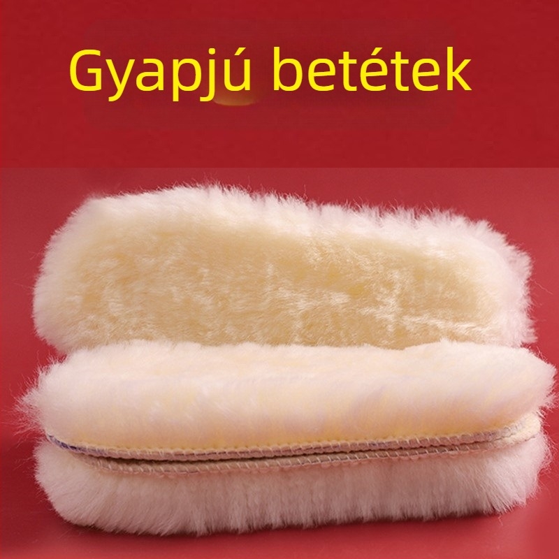 Gyerekeknek szóló juhbőr talpbetét, teljes talpbetét, meleg, Wool Insole 2 stílus, alkalmas sneakerre, bőr cipőre, csizmákra, hétköznapi és munkacipőre