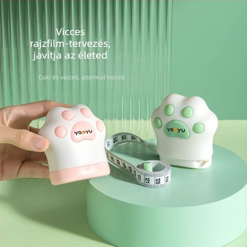 Yan yu Cat claw mérőszalag – ABS anyag, mérési tartomány 150 cm