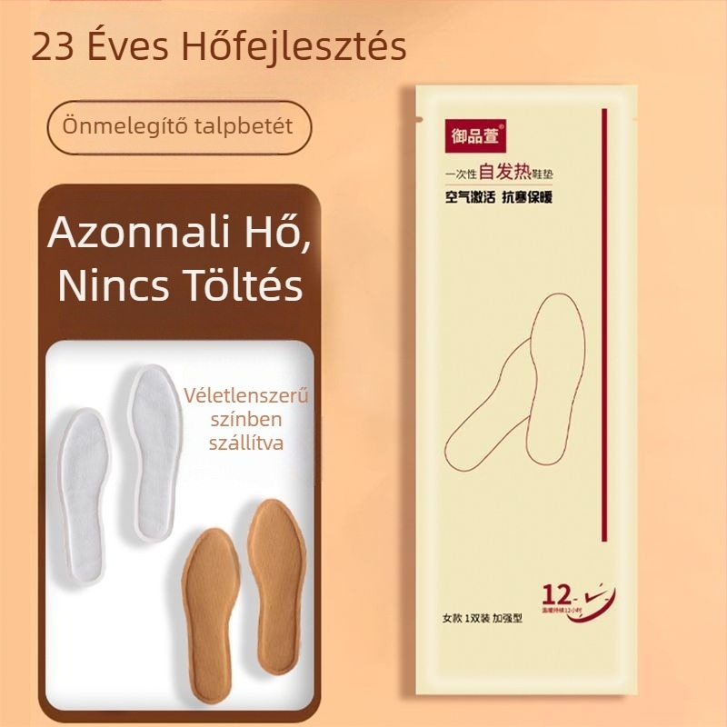 Önmelegedő talpbetétek nőknek és férfiaknak – téli melegen tartás, 12 órás lábmelegítés