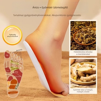 Önmelegedő talpbetét – teljes talpbetét, teljes stílus, vasporos nem-szőtt anyag, uniszex