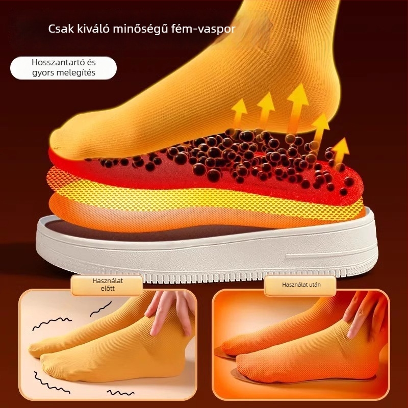 Önmelegedő talpbetét – teljes talpbetét, teljes stílus, vasporos nem-szőtt anyag, uniszex