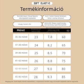 Meleg PU talpbetét, puha és vastag fleece borítással, boltozat-támogatás, nagy rugalmasság, ütéscsillapítás és nedvszívás téli viselethez