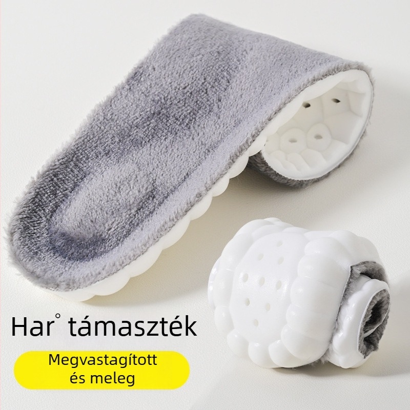 Meleg PU talpbetét, puha és vastag fleece borítással, boltozat-támogatás, nagy rugalmasság, ütéscsillapítás és nedvszívás téli viselethez