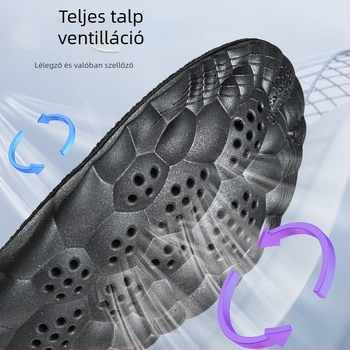 PU anyagú talptalp, ütéscsillapító tömítés és grafén rost – dezodoráló teljes talp, kosárlabda és tollaslabda számára, uniszex