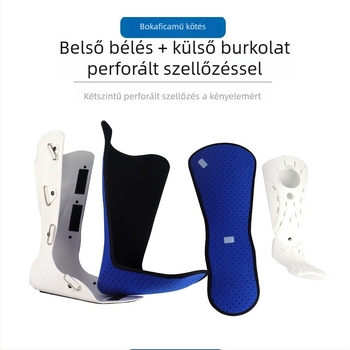 Bokaízületi merevítő foot drop-hoz, fixáció tibia törés és ficam támogatás, varus korrekció, lábrehabilitáció