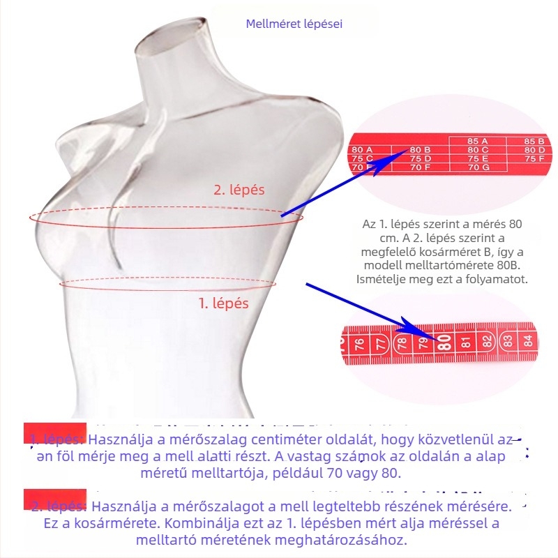 Mellkas mérőszalag, PU bőr, hossz 1,4 m, mérési tartomány 1,4 m