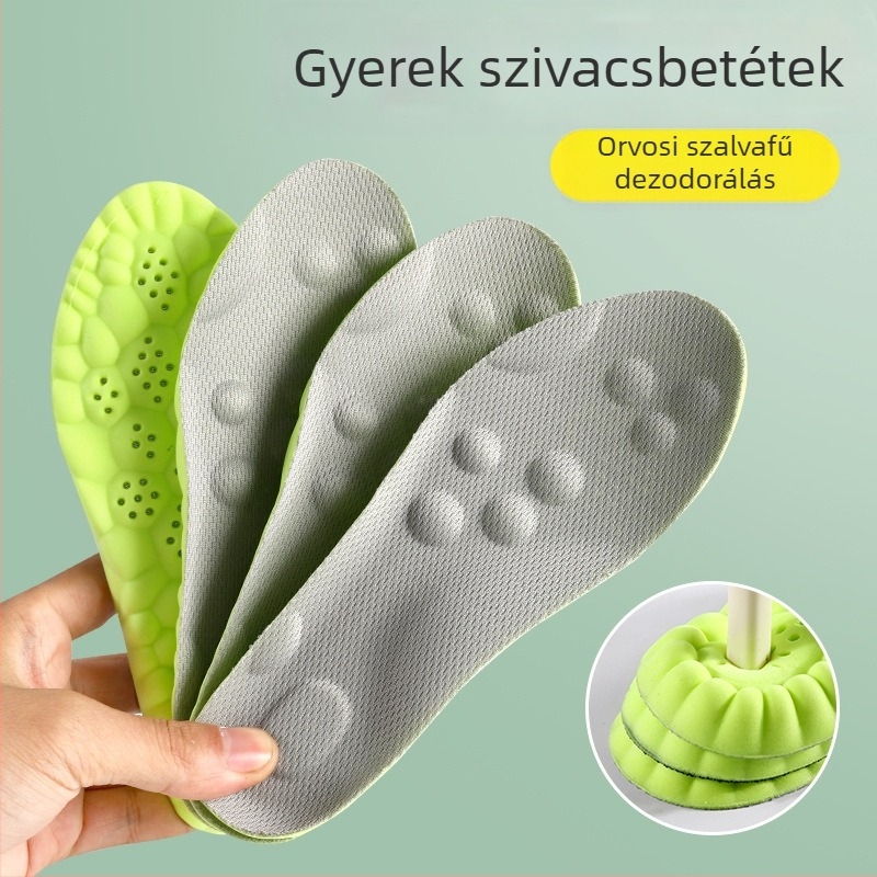 Gyerekeknek Popcorn 4D Cloud talpabetét - PU sporttalpbetét, teljes talpbetét, uniszex