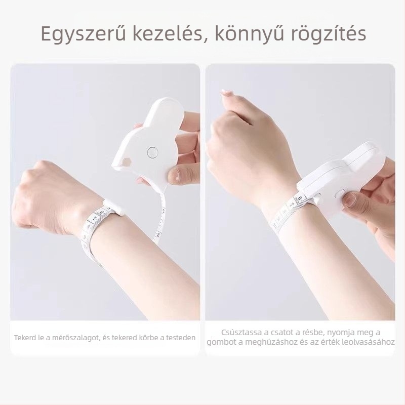 Puha testméret-szalag a test körméreteinek mérésére: derék, mellkas, csípő, kar és láb kerülete, háromdimenziós fitnesz mérőeszköz
