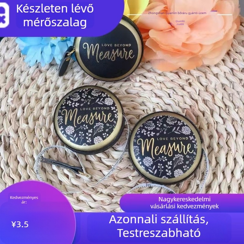 PU+ABS rugalmas mérőszalag – Többfunkciós testmérő, 1,5 m, Modell 01a, Quanlin