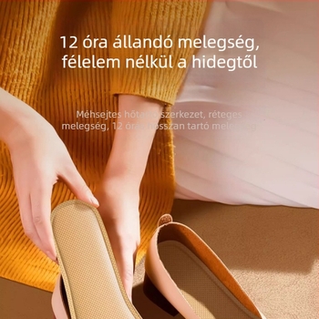 Önmelegítő talpbetét nőknek és férfiaknak – töltés nélküli, járáshoz