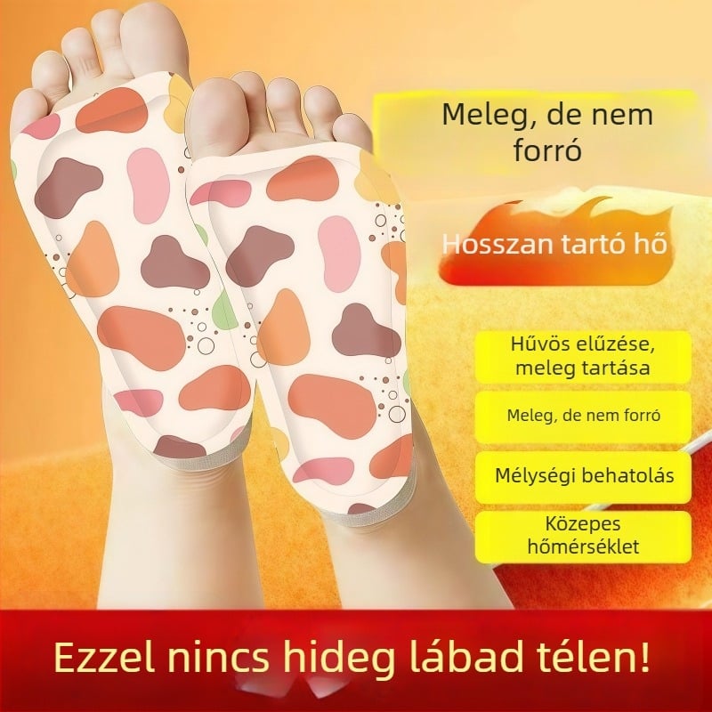Önjáró melegítő talptapasz, nemszövött anyag, fél talp, univerzális illeszkedés