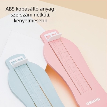 Ebmini Gyerekek lábfej hossz mérő eszköz – műanyag, gyermekcipők számára, származás: Wenzhou, Zhejiang