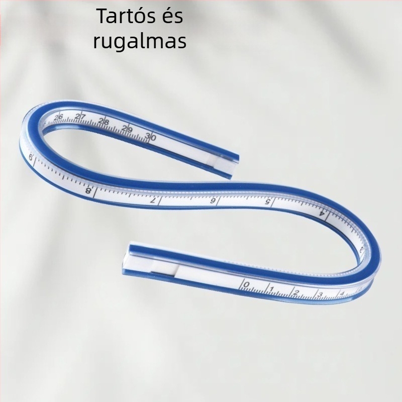30 cm hosszú rugalmas kígyó alakú vonalzó lemezkészítéshez és diagramokhoz