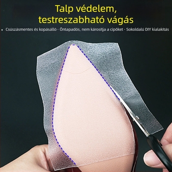 PVC-ből készült csúszásmentes talpfilm cipőkhöz, átlátszó, csendes talppal, mind az évszakokhoz, Muse Standing