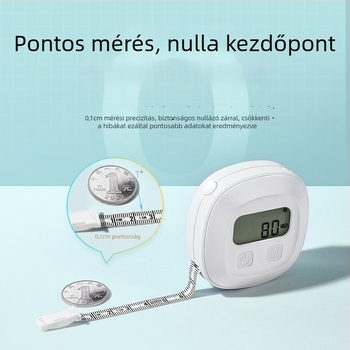 Okos testmérő szalag Bluetooth-alkalmazással (CF10A; ABS; 150 cm-ig; elem)