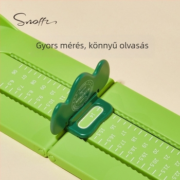 Snoffy Gyermek Lábméret Mérő – Otthoni Használat, ABS Műanyag, Lábhossz Mérő Eszköz Cipőkhoz