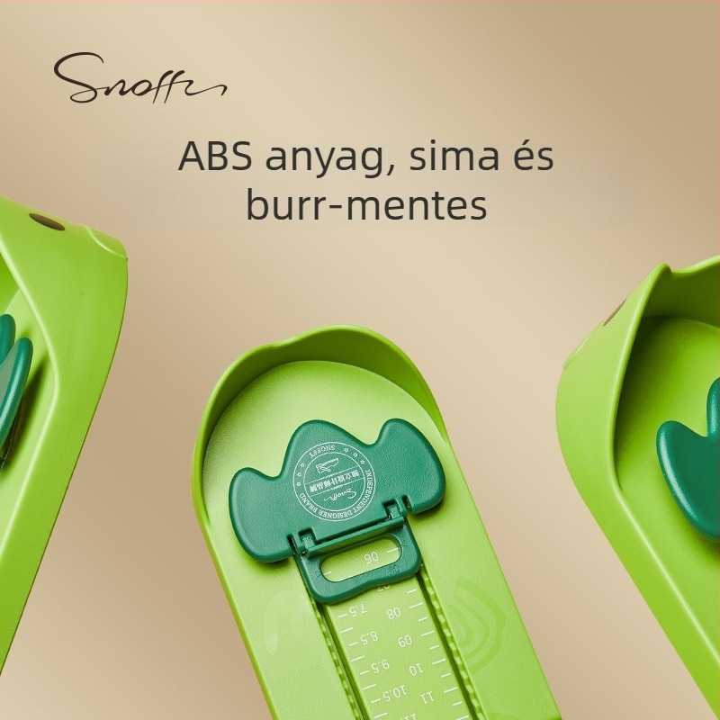 Snoffy Gyermek Lábméret Mérő – Otthoni Használat, ABS Műanyag, Lábhossz Mérő Eszköz Cipőkhoz