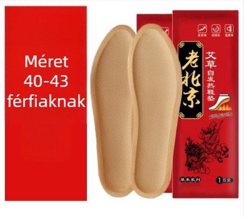 Önmelegítő talpbetétek – EVA, teljes talpbetét, uniszex, felnőttek, 12 órás melegítés