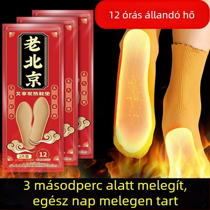 Önmelegítő talpbetétek – EVA, teljes talpbetét, uniszex, felnőttek, 12 órás melegítés