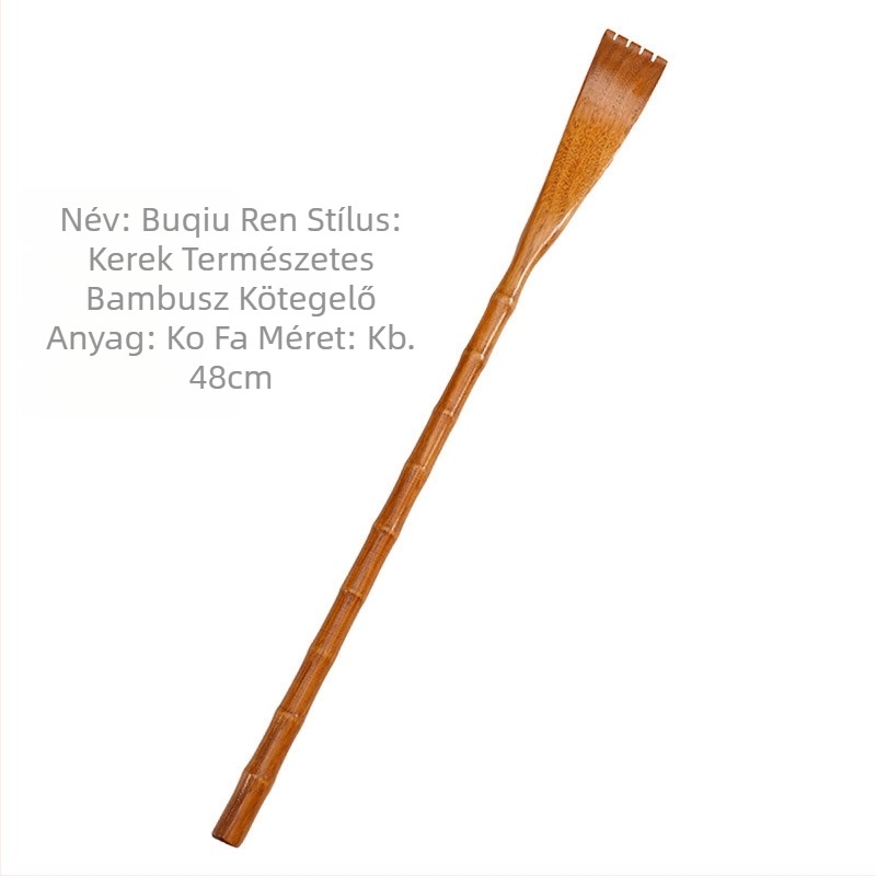 Szilárdfa multifunkcionális vakaró idős személyek számára — otthoni használat, masszázs és viszketés enyhítés, fa/bambusz