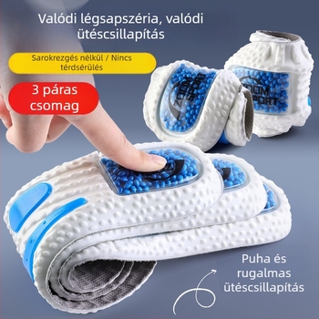 PU anyagú sportcipő talpbetét, légáteresztő, ütéscsillapító, dezodoráló és nedvességelvezető, uniszex Footprint Tribe